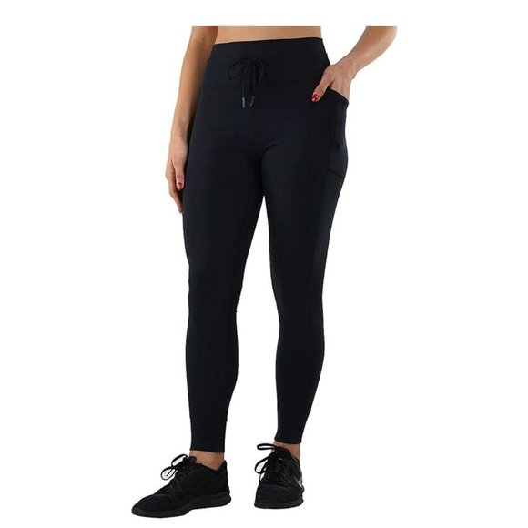 NWT Spyder Women High Rise Active Leggings Side Pocket Black Size 2XL $60 8HL016 - Picture 4 of 4